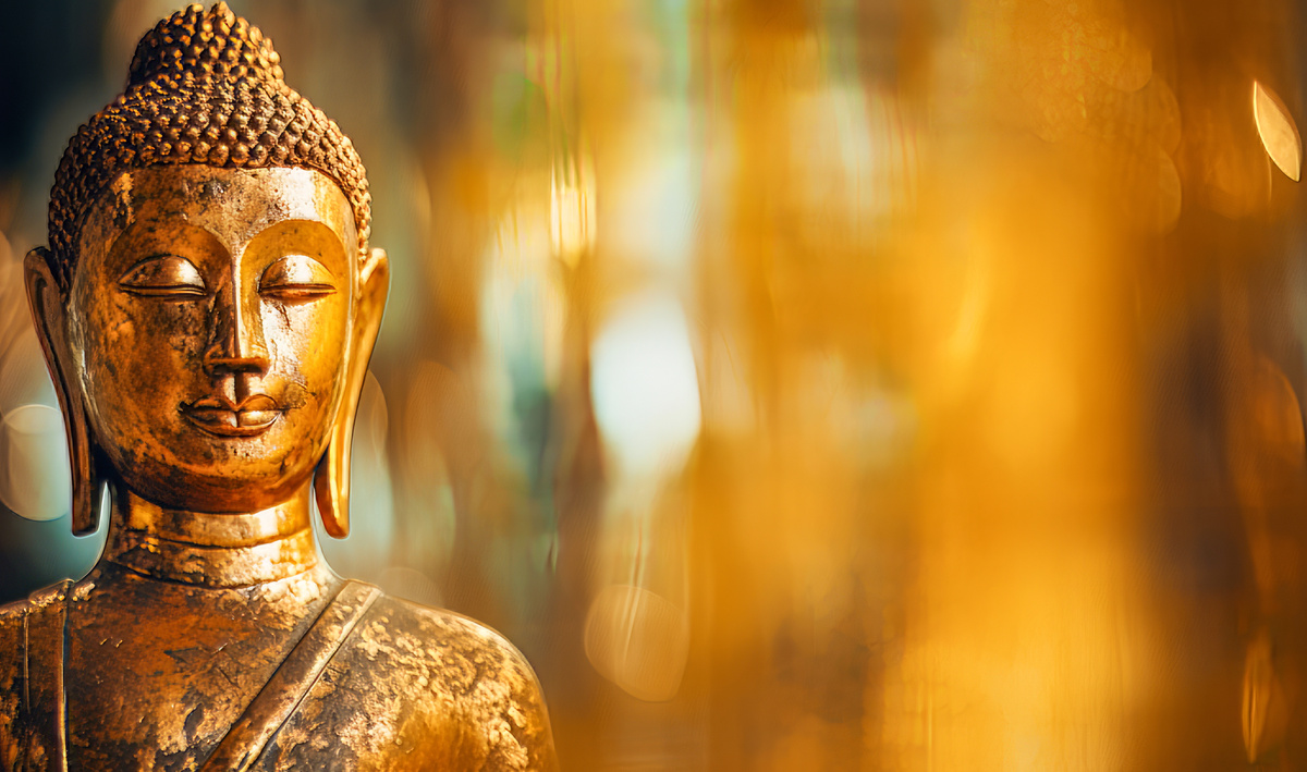 Golden Buddha — symbol of Thongthai's philosophy